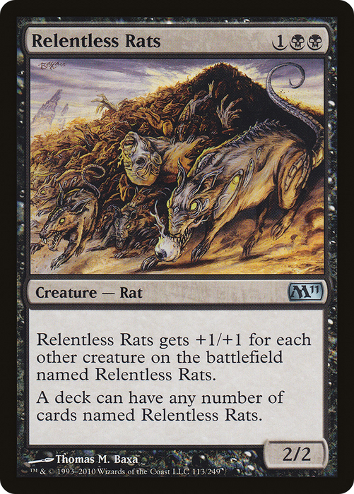 Relentless Rats (M11-113) - uncommon