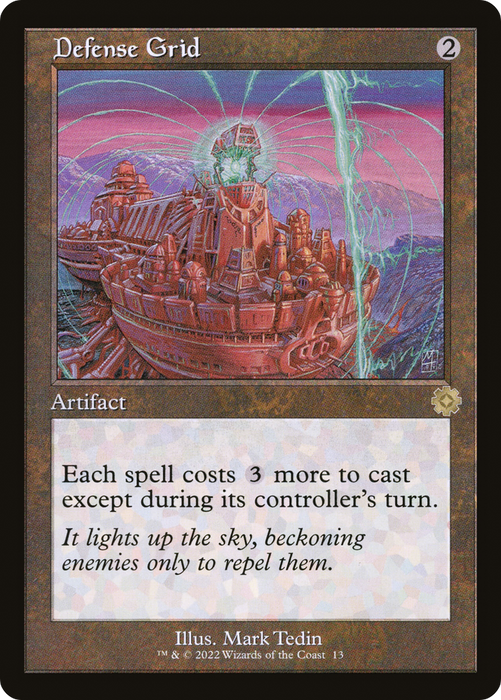 Defense Grid (BRR-013) - rare - Foil