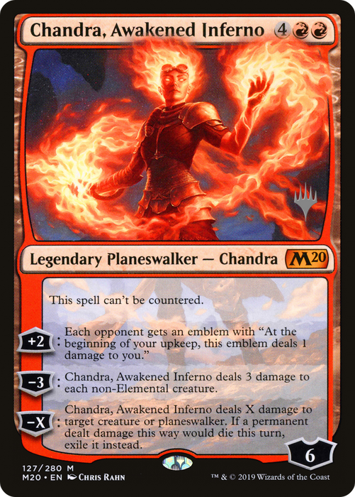 Chandra, Awakened Inferno (PPM20-127P) - mythic - Foil