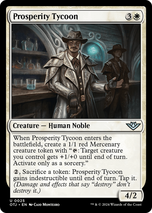 Prosperity Tycoon (OTJ-025) - uncommon - Foil