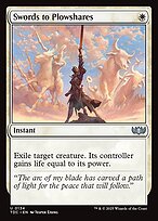 Swords to Plowshares (TDC-134) - uncommon