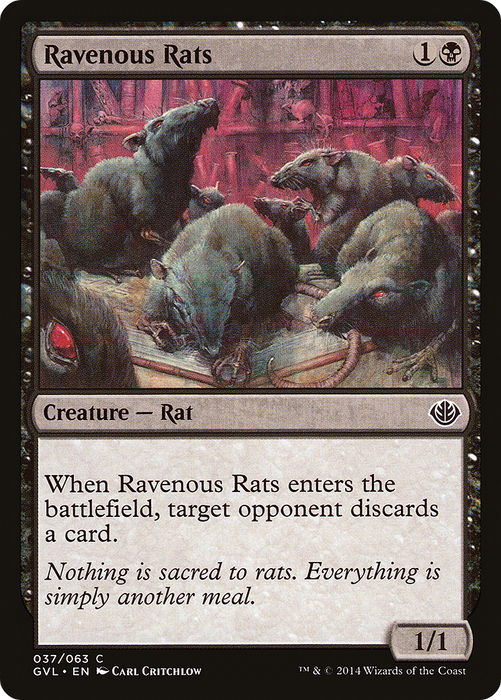 Ravenous Rats (DD3-037) - common
