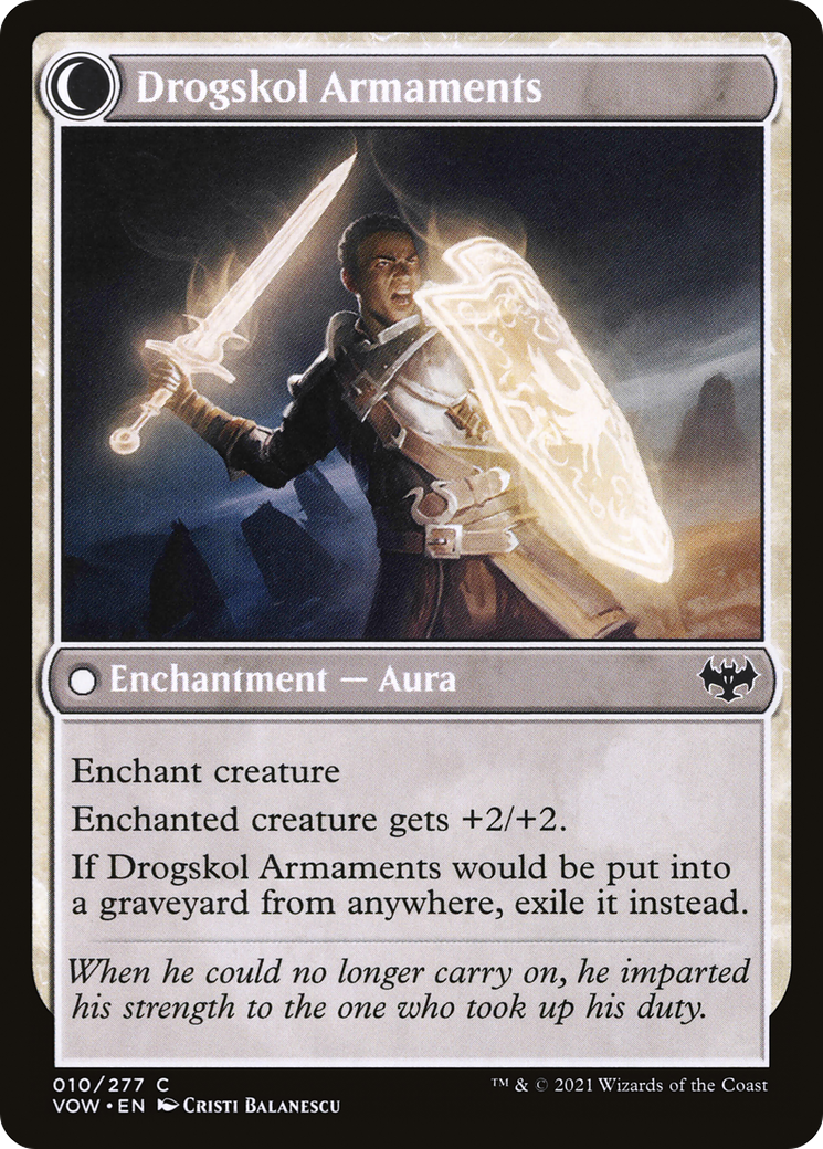 Drogskol Infantry // Drogskol Armaments (VOW-010) - common: (Double Faced Transform)