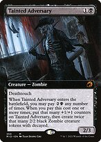 Tainted Adversary (MID-350) - mythic: (Extended Art)