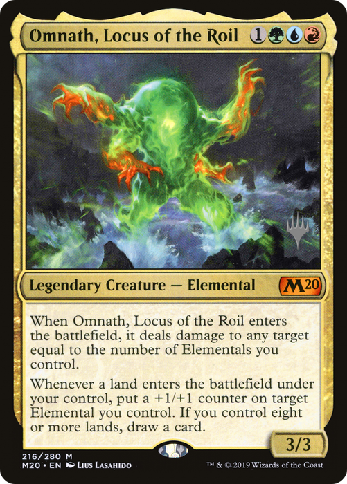 Omnath, Locus of the Roil (PPM20-216P) - mythic