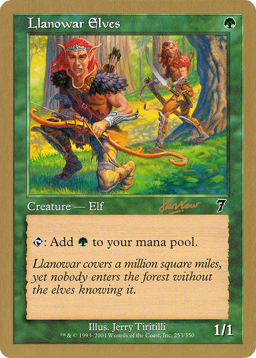 Llanowar Elves (WCD-SHH253) - common