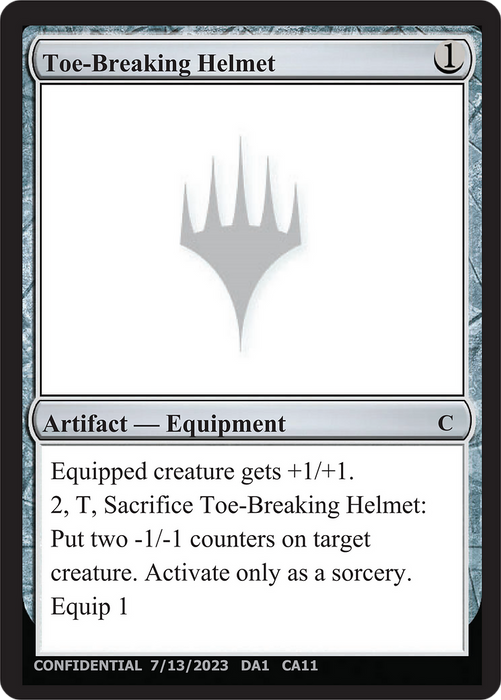 Toe-Breaking Helmet (UNK-CA11) - common