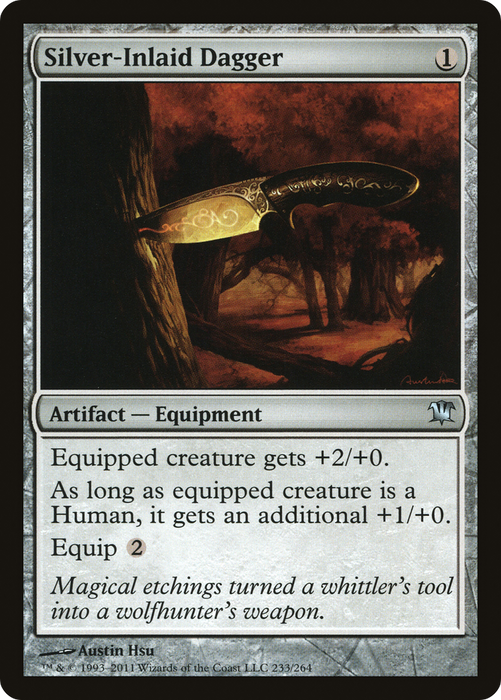 Silver-Inlaid Dagger (ISD-233) - uncommon - Foil