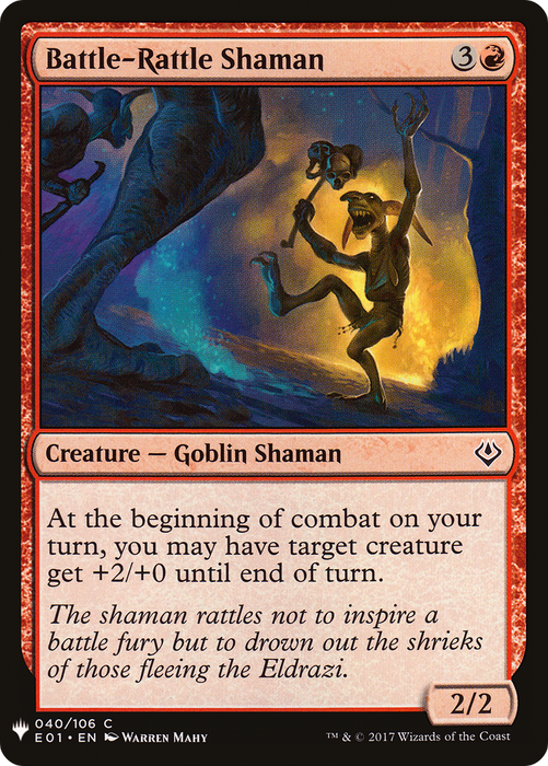 Battle-Rattle Shaman (LIST-E01-40) - common