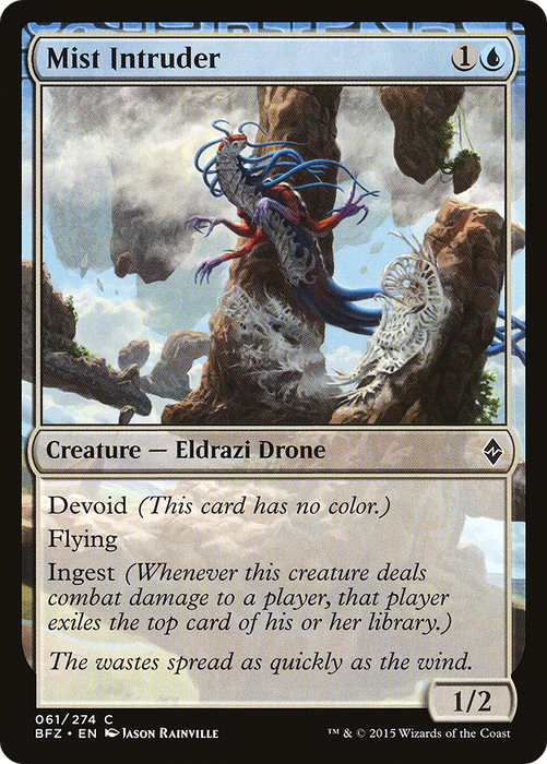 Mist Intruder (BFZ-061) - common: (devoid) - Foil