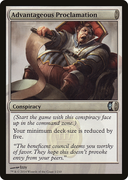 Advantageous Proclamation (CNS-001) - uncommon - Foil