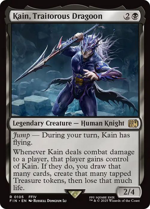 Kain, Traitorous Dragoon (FIN-105) - rare - Foil
