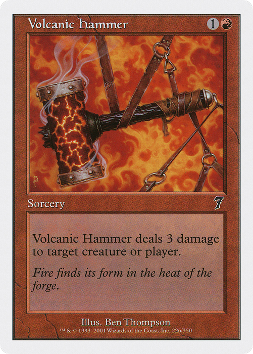 Volcanic Hammer (7ED-226) - common