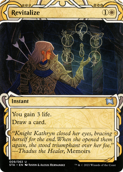 Revitalize (STA-009) - uncommon: (Showcase) (Borderless) - Foil