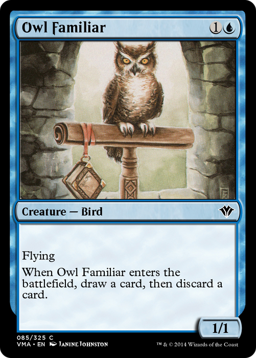 Owl Familiar (VMA-085) - common - Foil