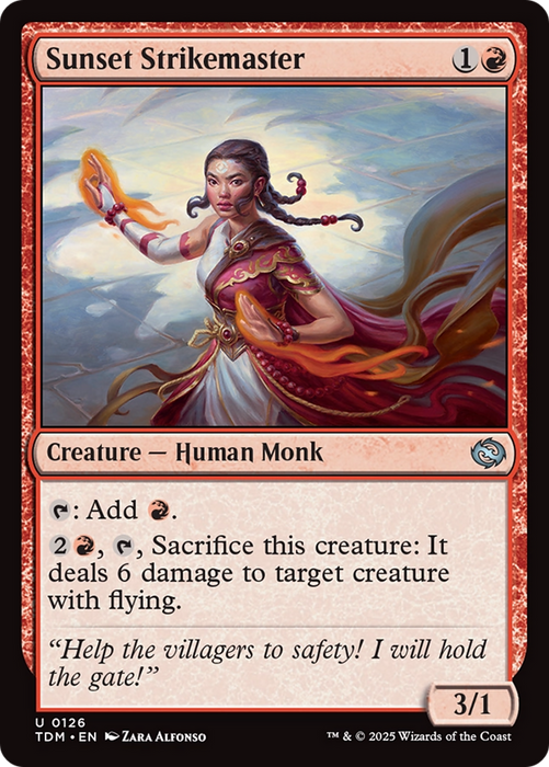 Sunset Strikemaster (TDM-126) - uncommon - Foil