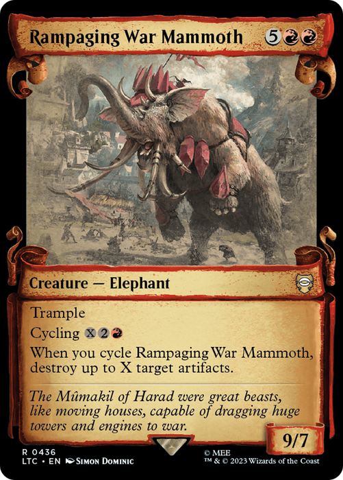Rampaging War Mammoth (LTC-436) - rare: (Showcase)
