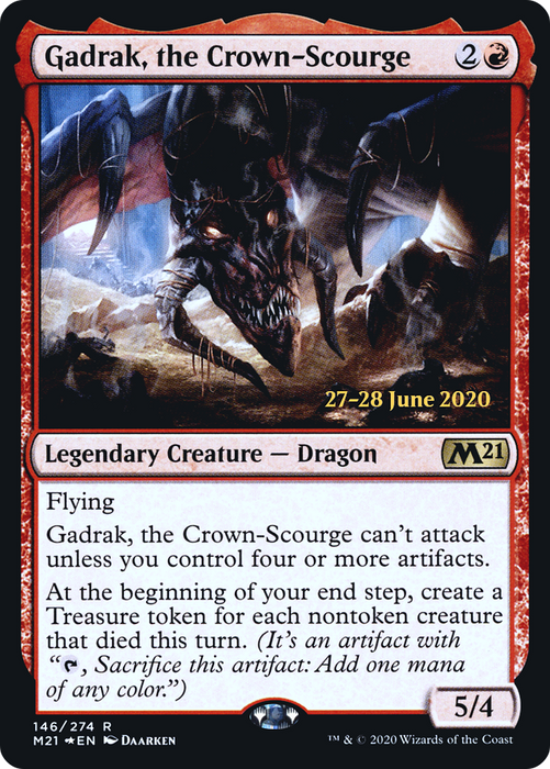 Gadrak, the Crown-Scourge (PRE-146S) - rare - Foil