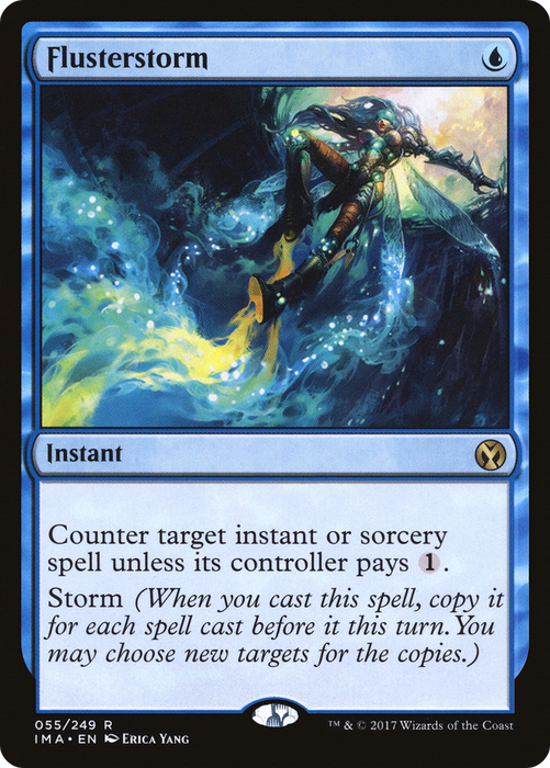 Flusterstorm (IMA-055) - rare - Foil