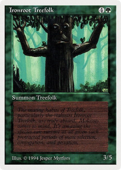 Ironroot Treefolk (SUM-204) - common