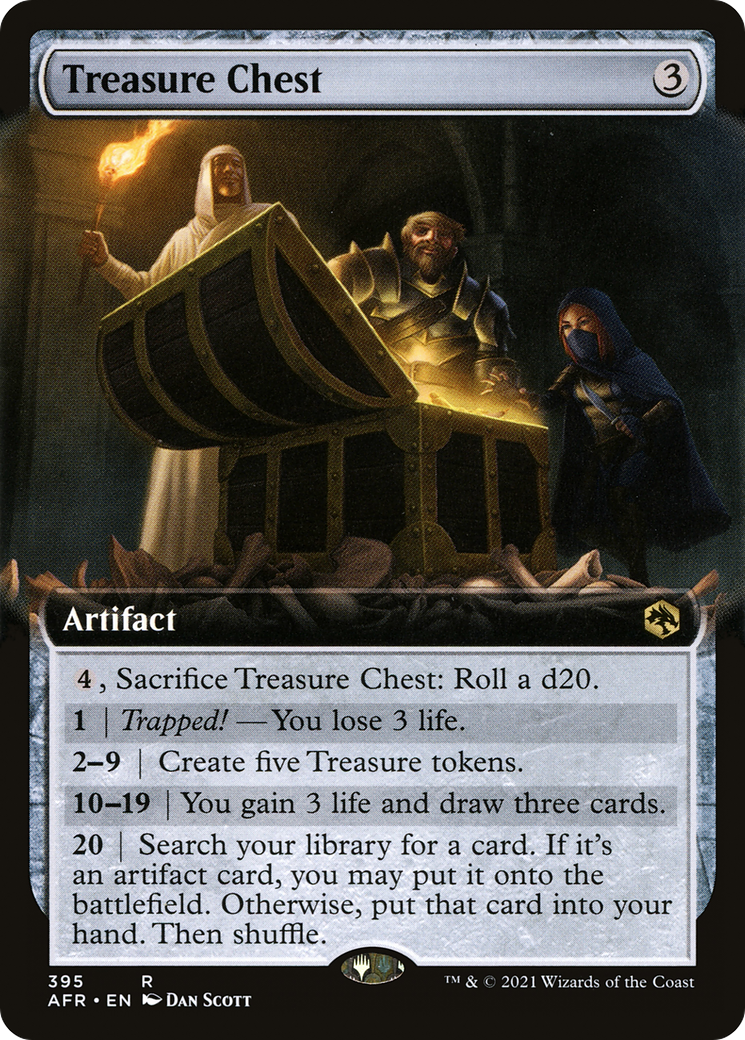 Treasure Chest (AFR-395) - rare: (Extended Art) - Foil