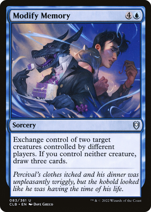 Modify Memory (CLB-083) - uncommon - Foil