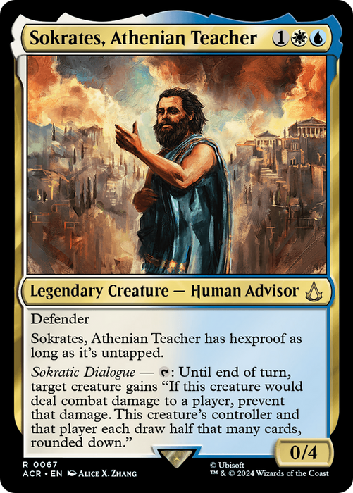 Sokrates, Athenian Teacher (ACR-067) - rare - Foil