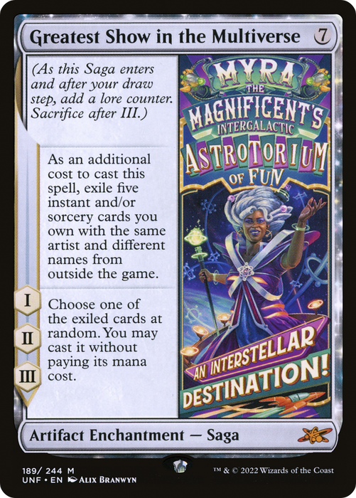 Greatest Show in the Multiverse (UNF-189) - mythic - Foil