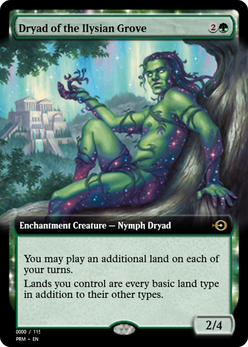 Dryad of the Ilysian Grove (PRM-79953) - rare: (enchantment) - Foil