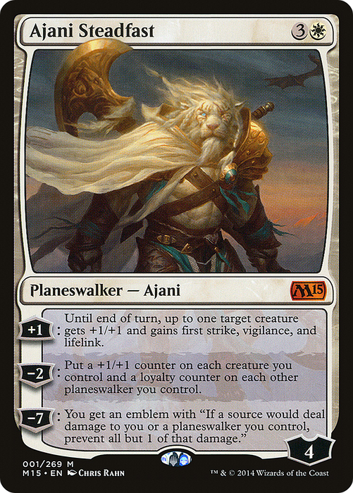 Ajani Steadfast (M15-001) - mythic - Foil