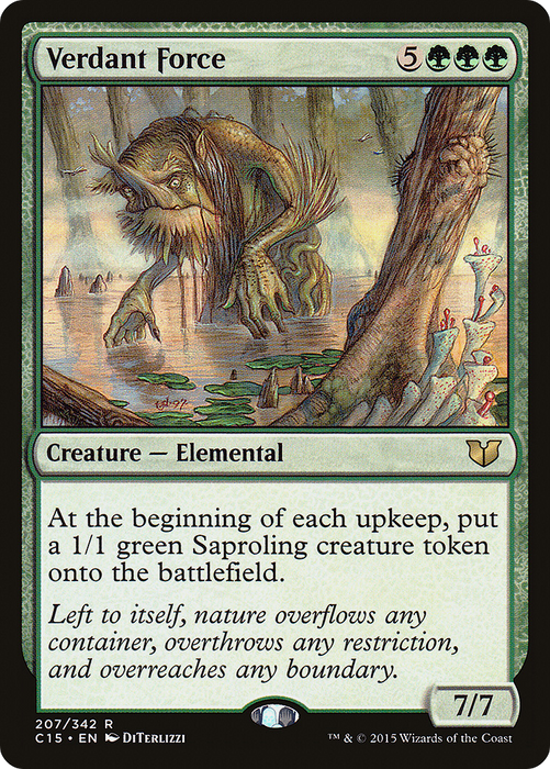 Verdant Force (C15-207) - rare