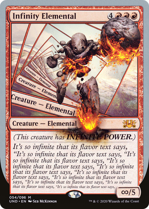 Infinity Elemental (UND-054) - mythic