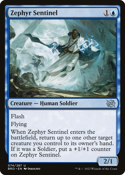 Zephyr Sentinel (BRO-074) - uncommon - Foil