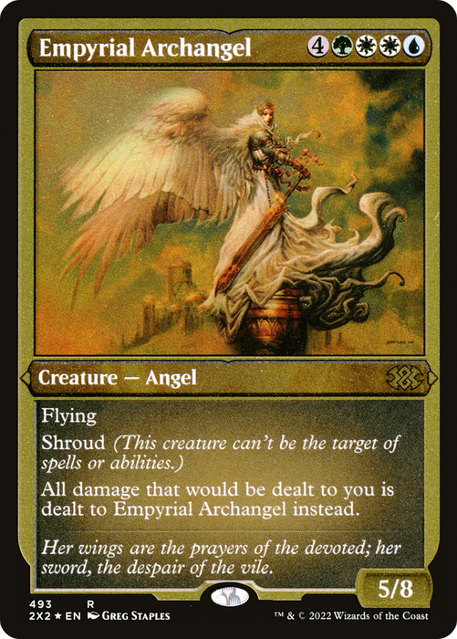 Empyrial Archangel (2X2-493) - rare - Etched Foil