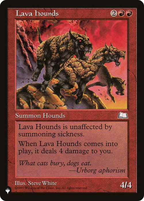 Lava Hounds (LIST-WTH-109) - uncommon