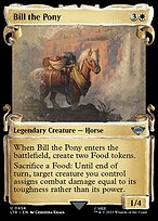 Bill the Pony (LTR-454) - uncommon: (Showcase)