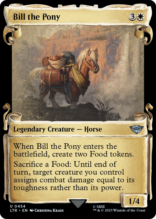 Bill the Pony (LTR-454) - uncommon: (Showcase) - Foil