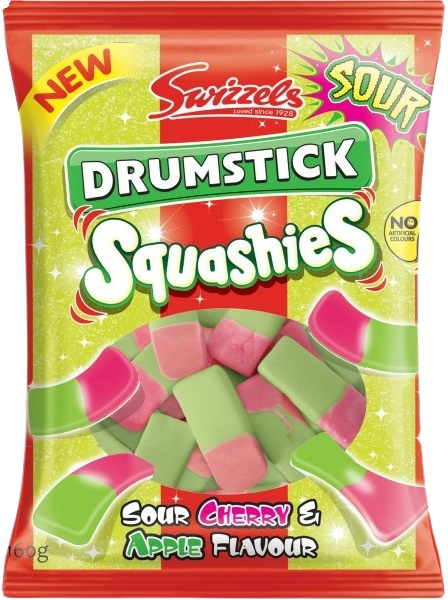 Squashies: sour cherry and apple 160g