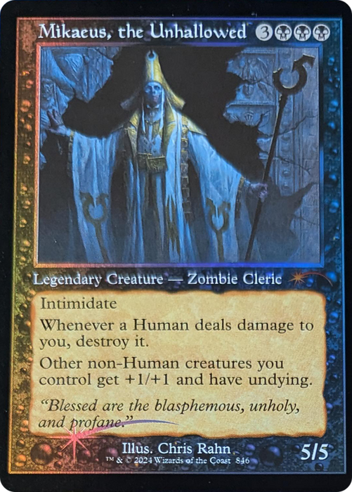 Mikaeus, the Unhallowed (Retro Frame) (SLD-846) - mythic - Foil