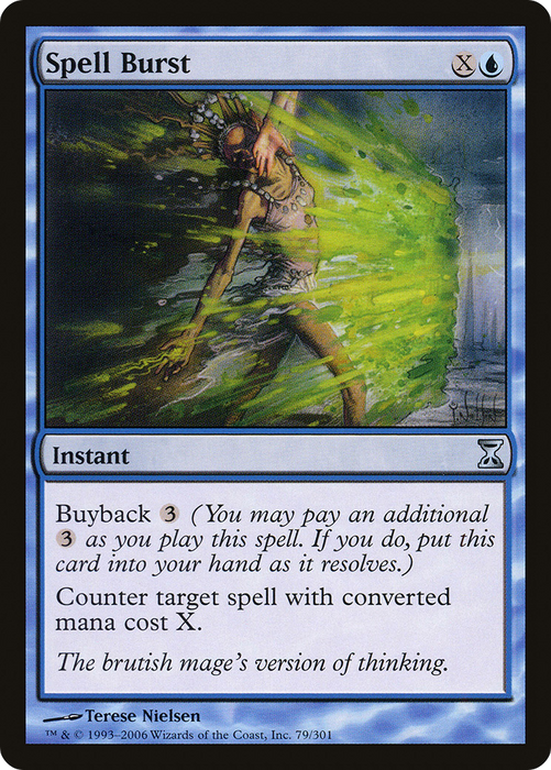Spell Burst (TSP-079) - uncommon - Foil
