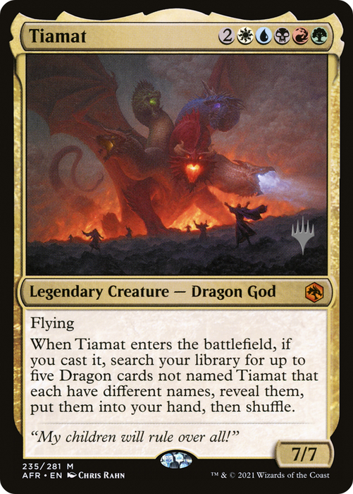 Tiamat (PPAFR-235P) - mythic - Foil