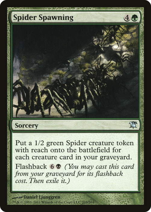 Spider Spawning (ISD-203) - uncommon - Foil