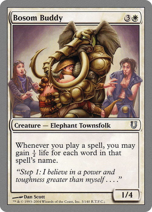 Bosom Buddy (UNH-003) - uncommon - Foil