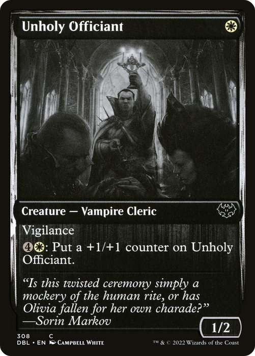 Unholy Officiant (DBL-308) - common