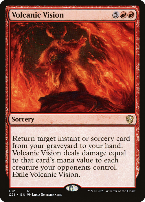 Volcanic Vision (C21-182) - rare