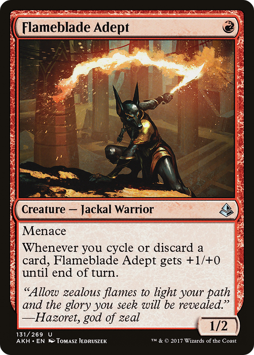 Flameblade Adept (AKH-131) - uncommon