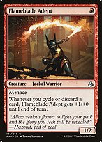 Flameblade Adept (AKH-131) - uncommon - Foil