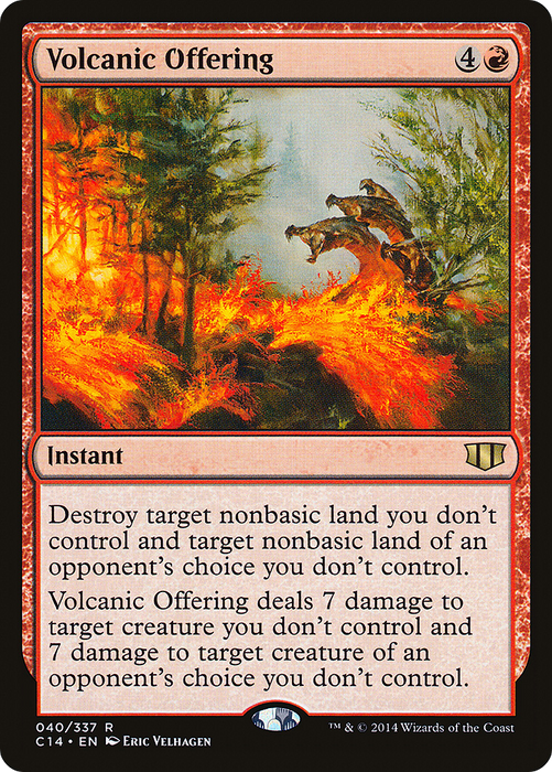 Volcanic Offering (C14-040) - rare