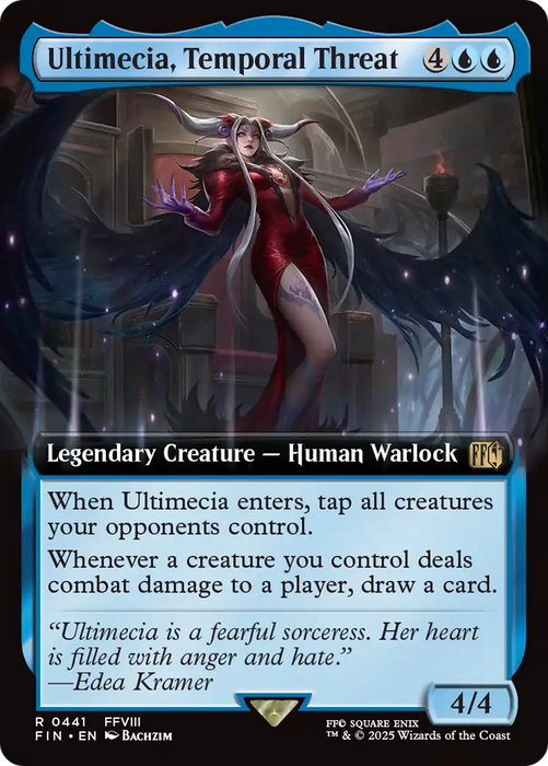 Ultimecia, Temporal Threat (FIN-441) - rare: (Extended Art) - Foil