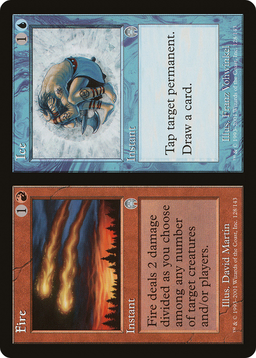 Fire // Ice (APC-128) - uncommon - Foil